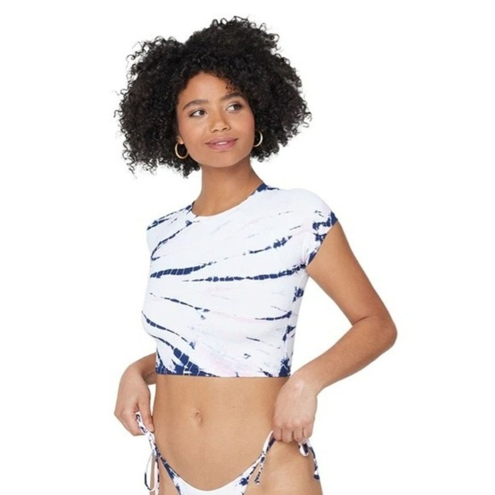 L*Space LIBERTY TIE DYE WILDFLOWER TOP Sz S